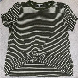 Striped green T-shirt